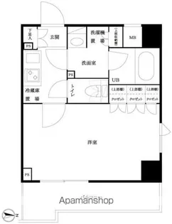ルーブル池袋弐番館【3階】の間取り
