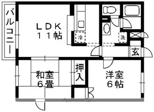 ヴィラ・デラエステ【1階】の間取り