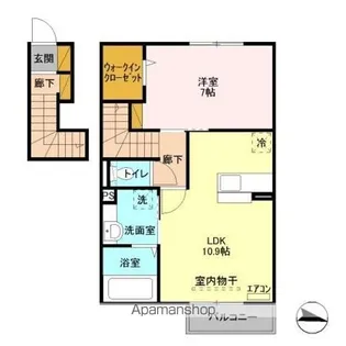 ローカス・グランデ【2階】の間取り