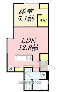 ノルフィーノ グレイス【1D号室】の間取り