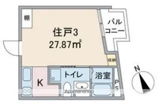 グランドスーシュ上社【3階】の間取り