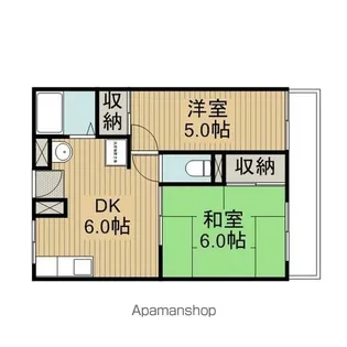 シャトーMO【2階】の間取り
