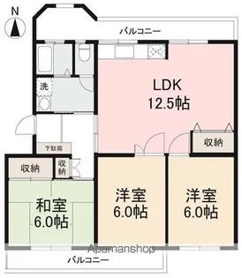 グレイス茜町【203号室】の間取り