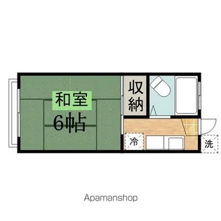 コーポエイト【105号室】の間取り