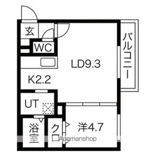 ROSA BLANCA(ロサ ブランカ)【2階】の間取り