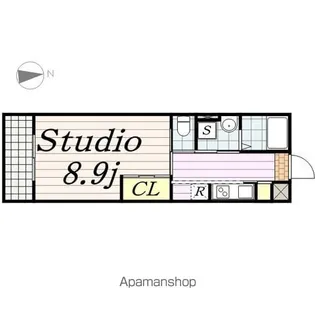 リブリ・CASA TRES【2階】の間取り