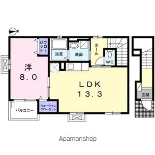 マルハート【2階】の間取り