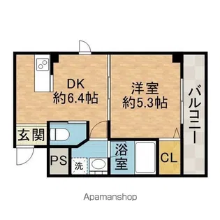 ラ ルーチェ千里丘【1階】の間取り
