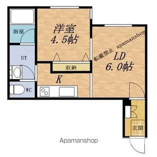 グリーンヒル松ヶ枝【202号室】の間取り