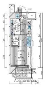 メインステージ横濱伊勢佐木Ⅱ【2階】の間取り
