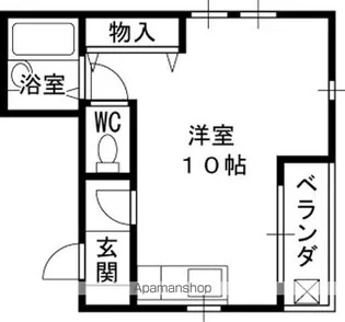 エレメンツアクア【3階】の間取り