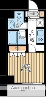 1Kの間取り画像