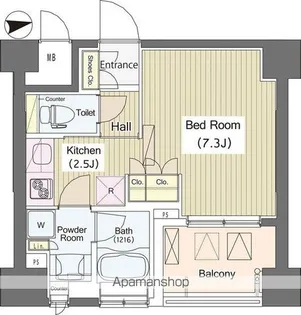 IーSUITE HIGASHINAKANO【1階】の間取り