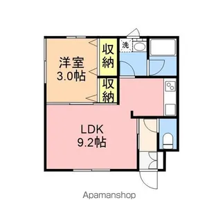 LOHAS西湊町【1階】の間取り