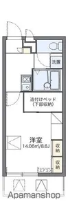 レオパレスライフワン【207号室】の間取り
