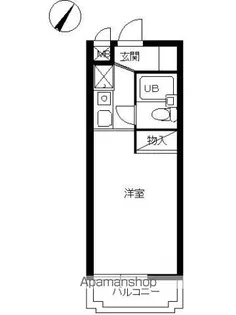 スカイコート阿佐ヶ谷第2【304号室号室】の間取り