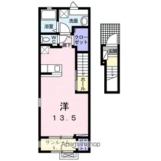 ペルズィモーネ【2階】の間取り