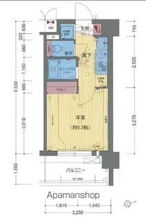 プレサンス名古屋城前ラバンカ【207号室】の間取り