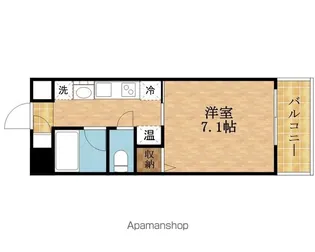 ルミエール日吉【7階】の間取り