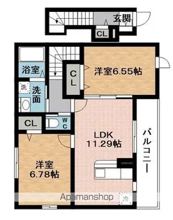 シルエーラ.Ⅰ【2階】の間取り