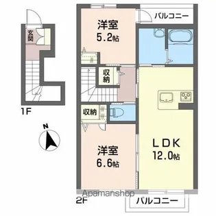 プレジデンス【2階】の間取り