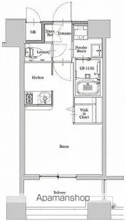 エンクレスト博多駅南STREET【9階】の間取り