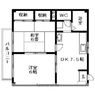 レイクヒルズ【2階】の間取り