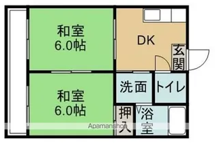 さかえハイツ【2階】の間取り