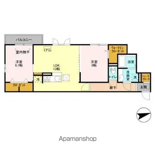 グラーティア【1階】の間取り