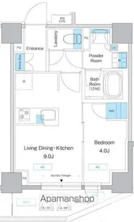 プレディアコート板橋【8階】の間取り