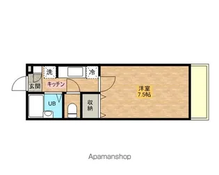 アバンテ鷺宮【202号室】の間取り