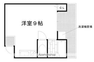 ウイング塔ノ段【101号室】の間取り