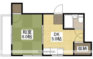 中村ビル(比治山本町)【3階】の間取り
