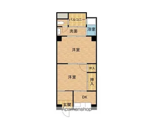 大作コーポ【5階】の間取り