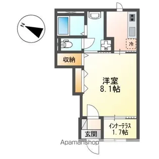 ラ・リノ【1階】の間取り