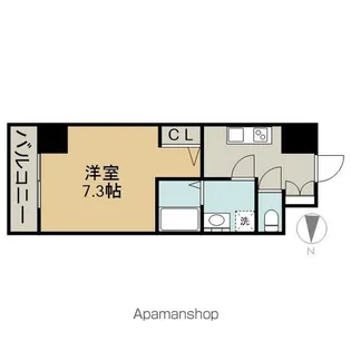 エスリード大須アヴェニュー【6階】の間取り