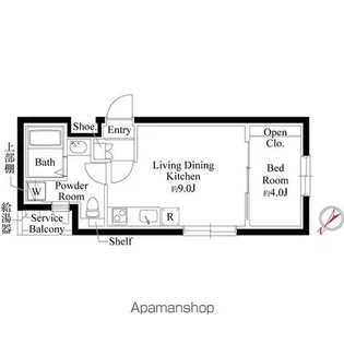 CASA PIAZZA 東池袋【3階】の間取り