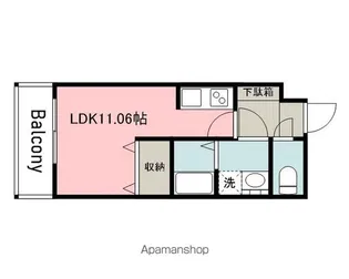 セブンプロート庚午北【1階】の間取り