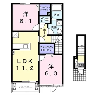 サンリット N【2階】の間取り