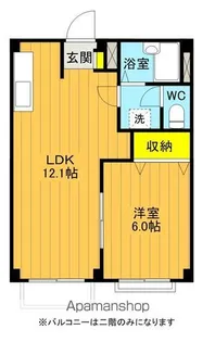 メゾン・ラ・ボヌールⅡ【1階】の間取り