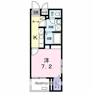東京都日野市大字日野【マンション】の間取り