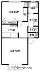 サザンハウス【1階】の間取り