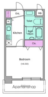 レジディア新川【3階】の間取り