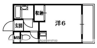 マルエスマンション川原町【3階】の間取り