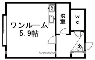 サザンコート美園【1階】の間取り
