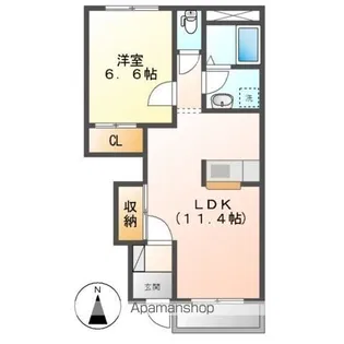 サンコーポ2号館【1階】の間取り