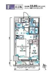 リヴシティ初台【8階】の間取り