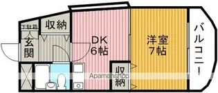 スミス【4階】の間取り