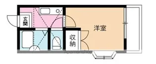 エステートトゥエルブ【103号室】の間取り