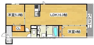 ロイヤルコート【3階】の間取り